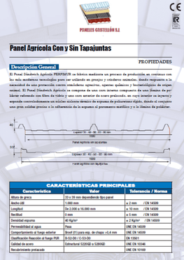 Imagen ficha técnica panel agrícola